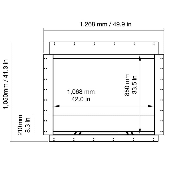 Heritage 42SS Single Sided Ethanol Fireplace Insert
Info