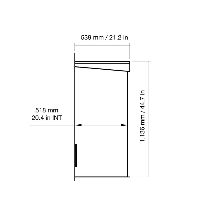 Heritage 56SS Single Sided Ethanol Fireplace Insert