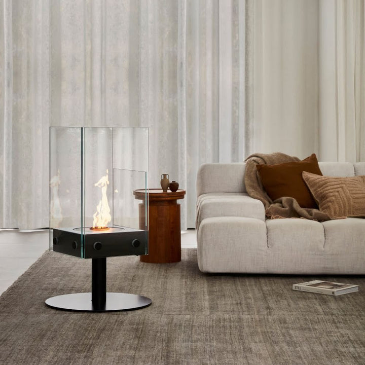 Orbit Ethanol Fireplace Living Room