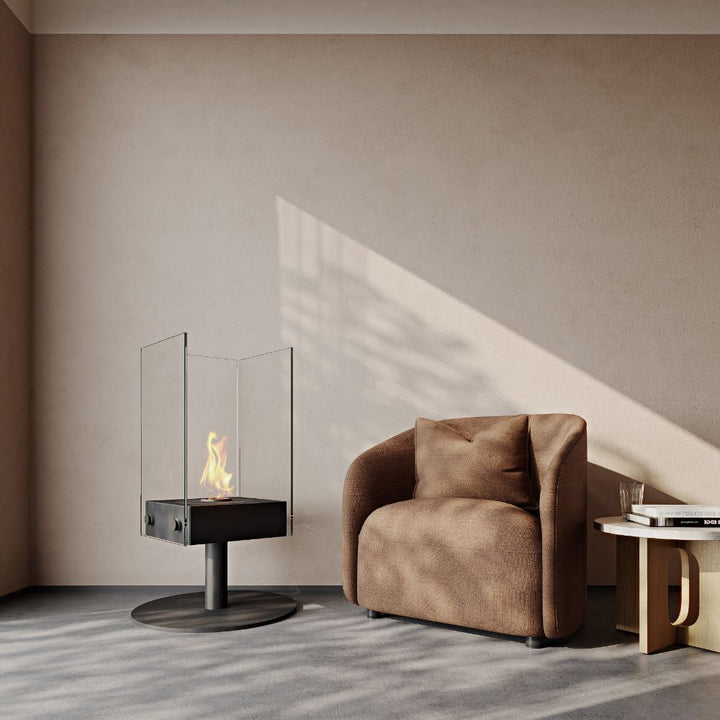 Orbit Ethanol Fireplace Lounge Chair