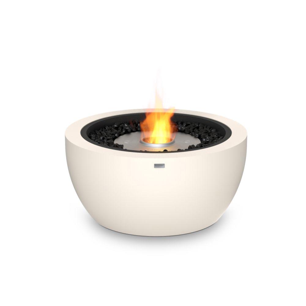 Pod-30-Ethanol-Fire-Pit-Table-Bone-Stainless-Steel-Burner