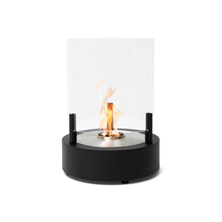 T-Lite 3 Ethanol Fireplace Black Stainless Steel Burner