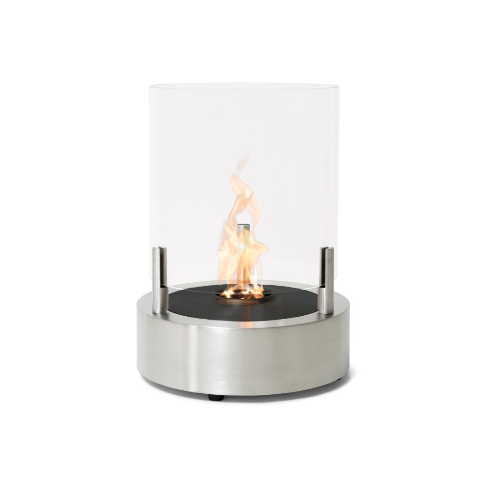 T Lite 3 Ethanol Fireplace Stainless Steel Black Burner