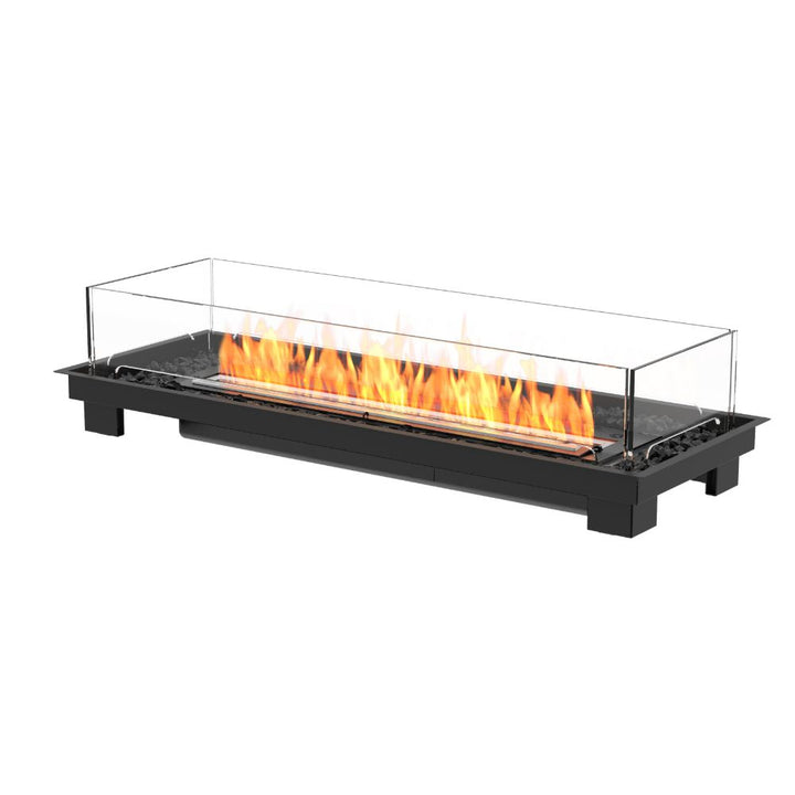 linear 50 ethanol burner kit black ceramic