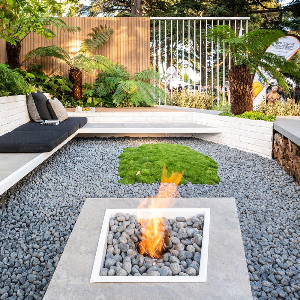 AB8 Ethanol Burner Insert Contemporary Garden Path