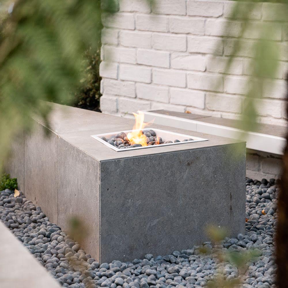 AB8 Ethanol Burner Insert Modern Outdoor Lounge