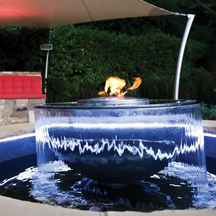 AB8 Ethanol Burner Insert Water Feature Combination