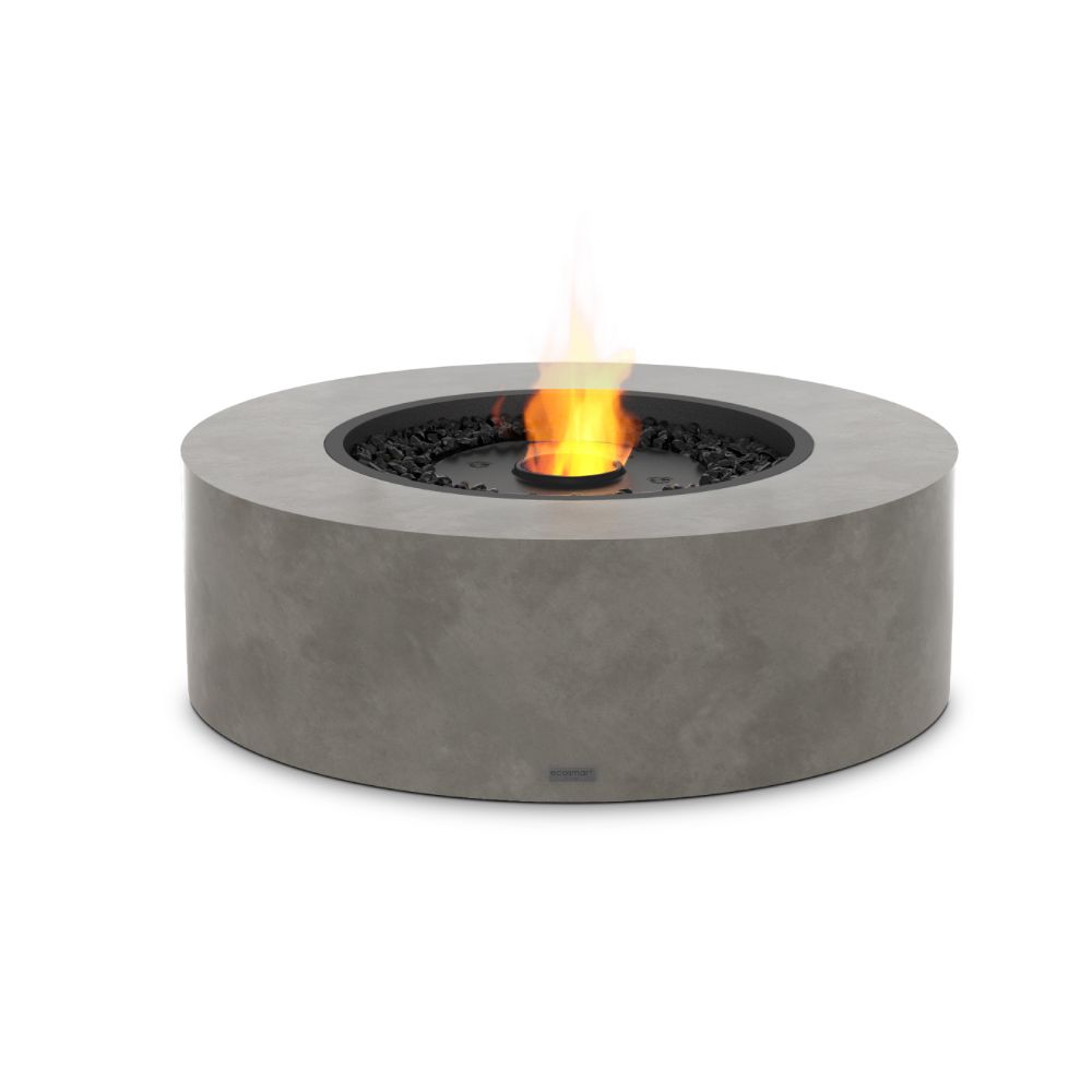 Ark 40 Ethanol Fire Pit Table Natural Black Burner