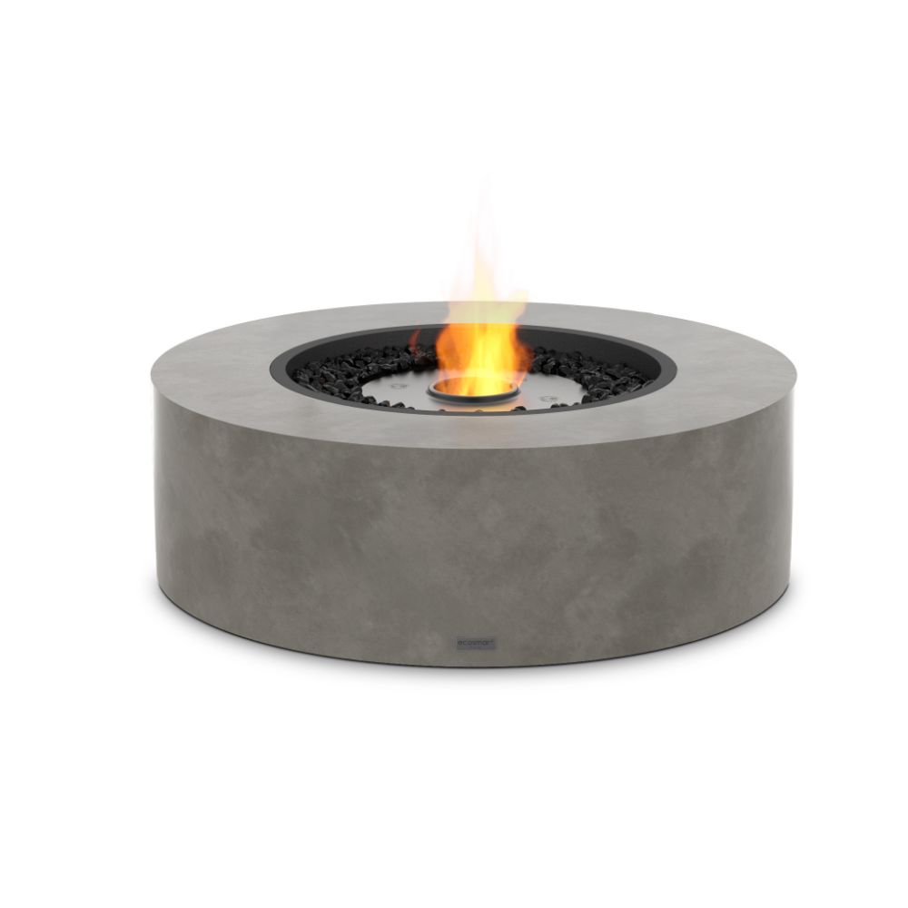 Ark 40 Ethanol Fire Pit Table Natural Stainless Steel Burner