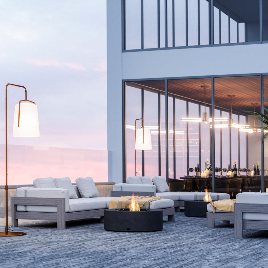 Ark 40 Ethanol Fire Pit Table – Chama Design - Fireplaces · Heating