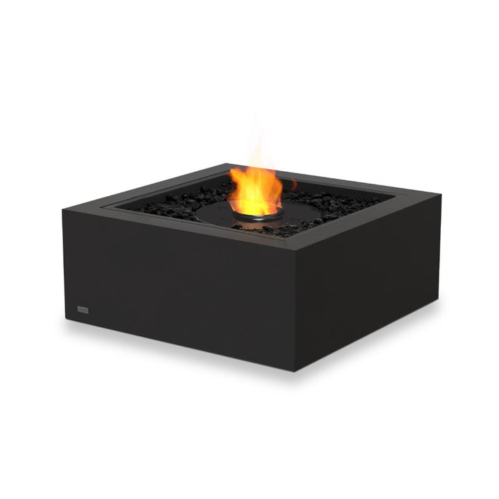 Base 30 Ethanol Fire Pit Table Graphite Black Burner