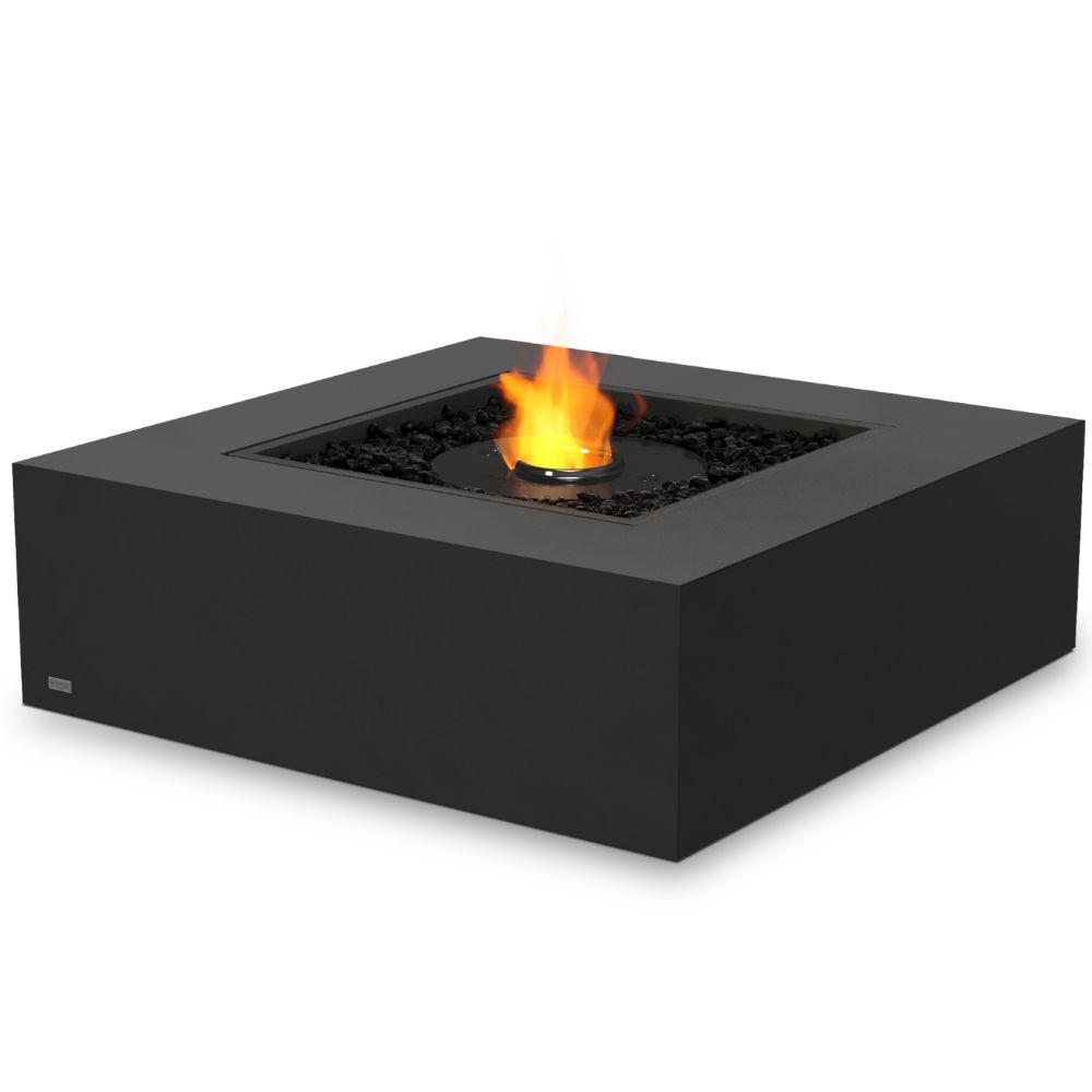 Base 40 Ethanol Fire Pit Table Graphite Black Burner