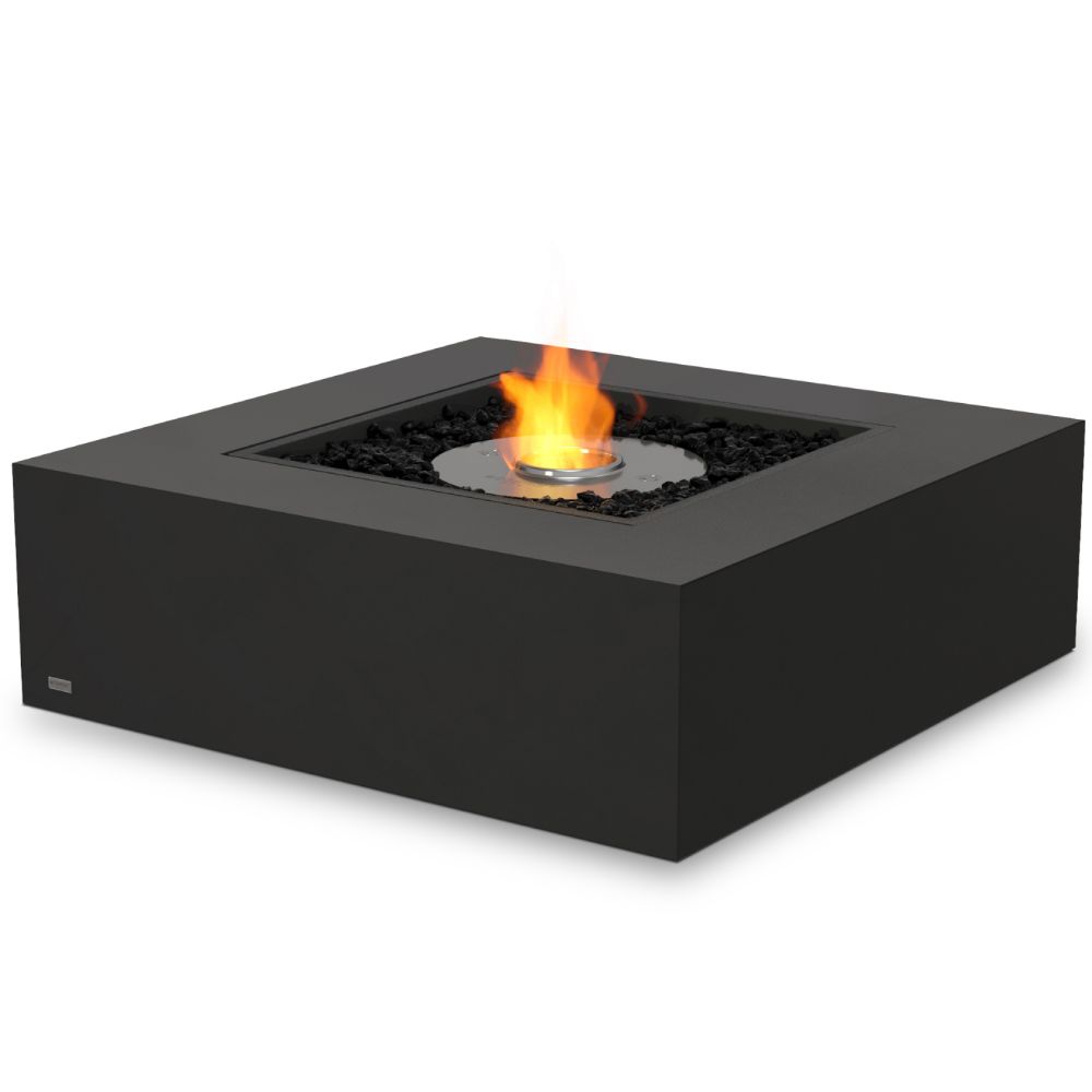 Base 40 Ethanol Fire Pit Table Graphite Stainless Steel Burner