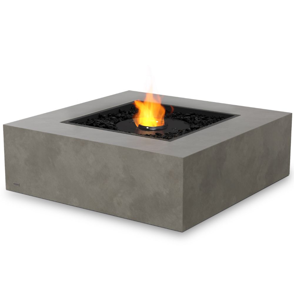 Base 40 Ethanol Fire Pit Table Natural Black Burner