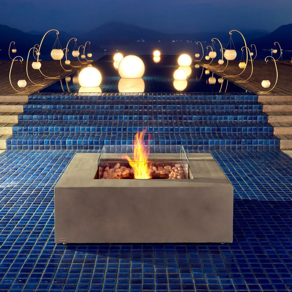 Base 40 Ethanol Fire Pit Table Pool Mountain