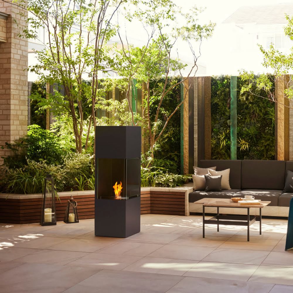 Be Ethanol Fireplace Black Garden