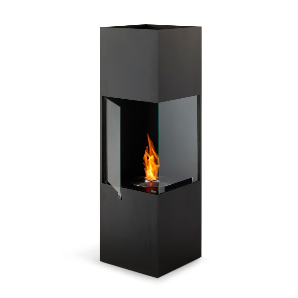 Be Ethanol Fireplace Black Stainless Steel Burner