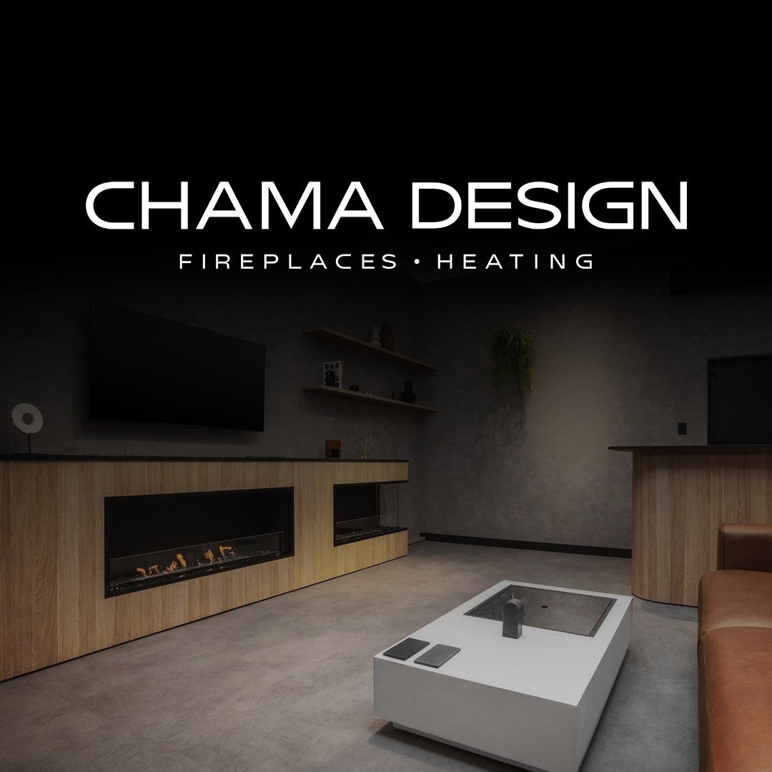 Chama design fireplaces heating