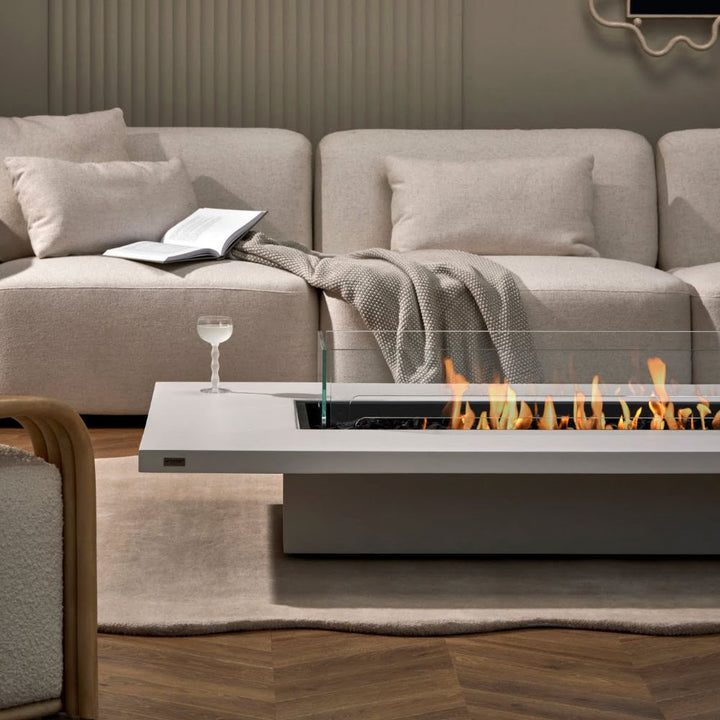 Daiquiri 70 Ethanol Fire Pit Table Cocktail Rug