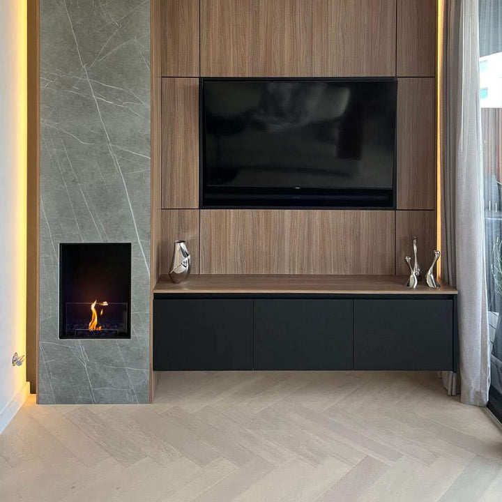 Flex 18SS Single Sided Ethanol Fireplace Insert Cozy Nook