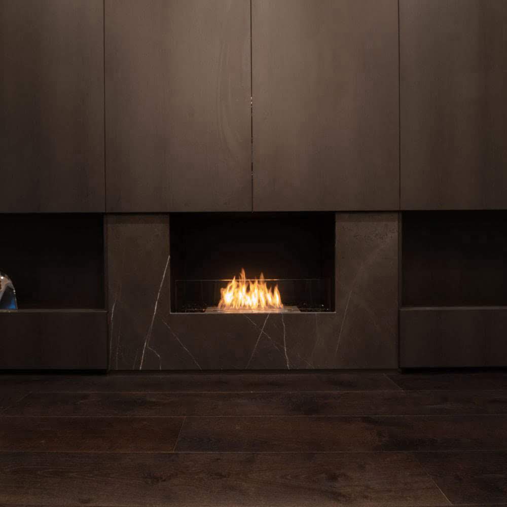 Flex 18SS Single Sided Ethanol Fireplace Insert Intimate Seating