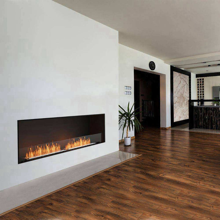 Flex 42SS Single Sided Ethanol Fireplace Insert Contemporary Fireplace Bench