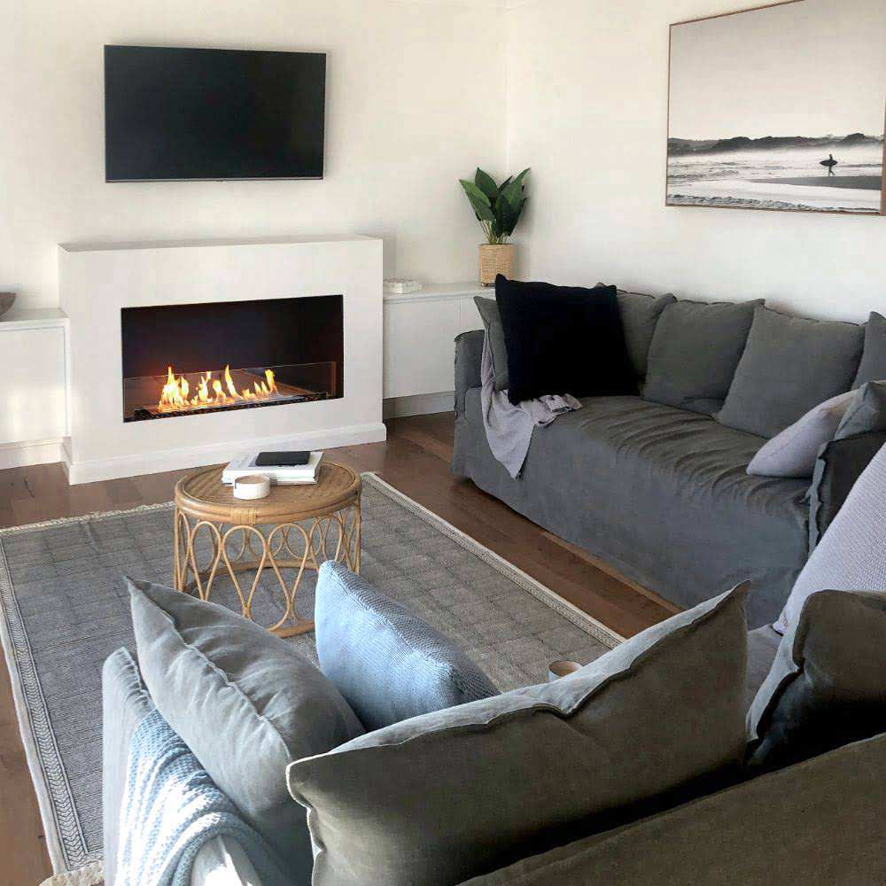 Flex 42SS Single Sided Ethanol Fireplace Insert – Chama