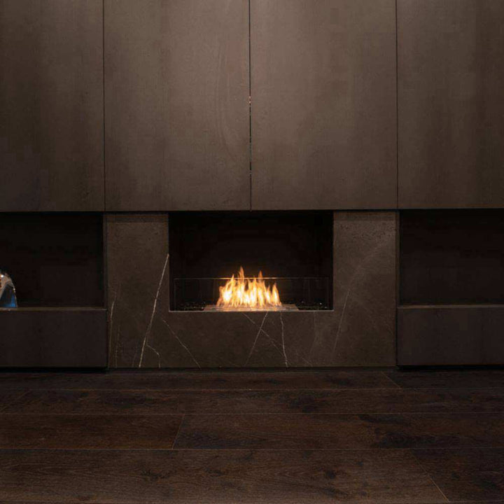 Flex 42SS Single Sided Ethanol Fireplace Insert Open Plan Living Space