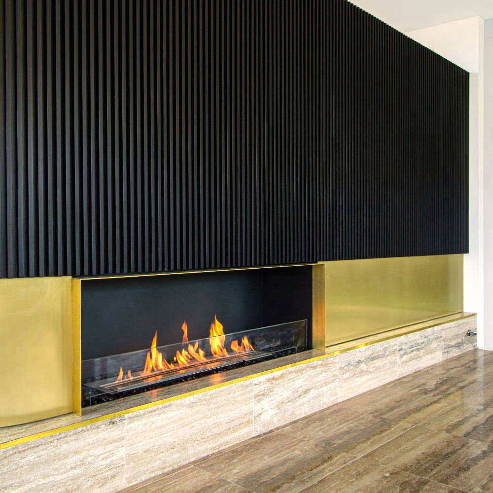 Flex 42SS Single Sided Ethanol Fireplace Insert Spacious Living Area