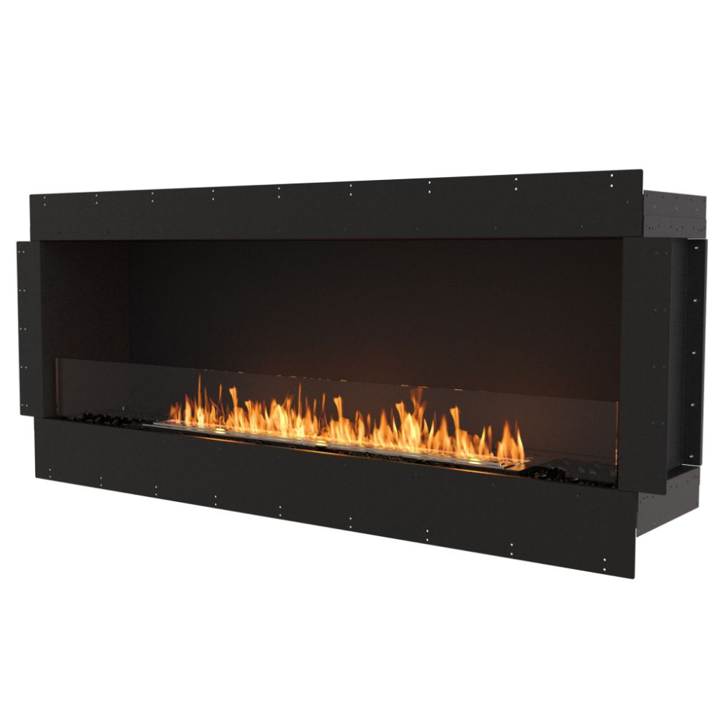 Flex 68SS Single Sided Ethanol Fireplace Insert Flange Side