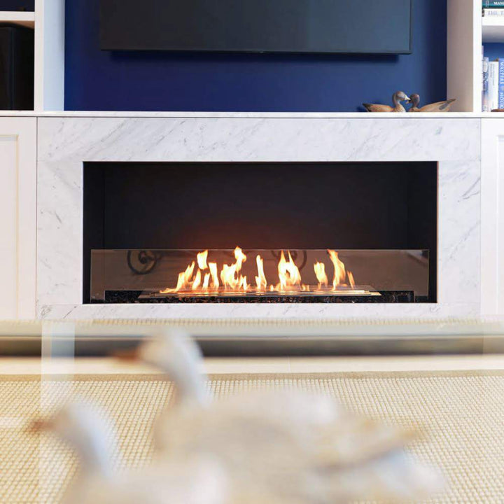 Flex 68SS Single Sided Ethanol Fireplace Insert Room Feature Long Flame