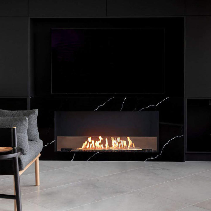 Flex 68SS Single Sided Ethanol Fireplace Insert Sharp Design Focal Point