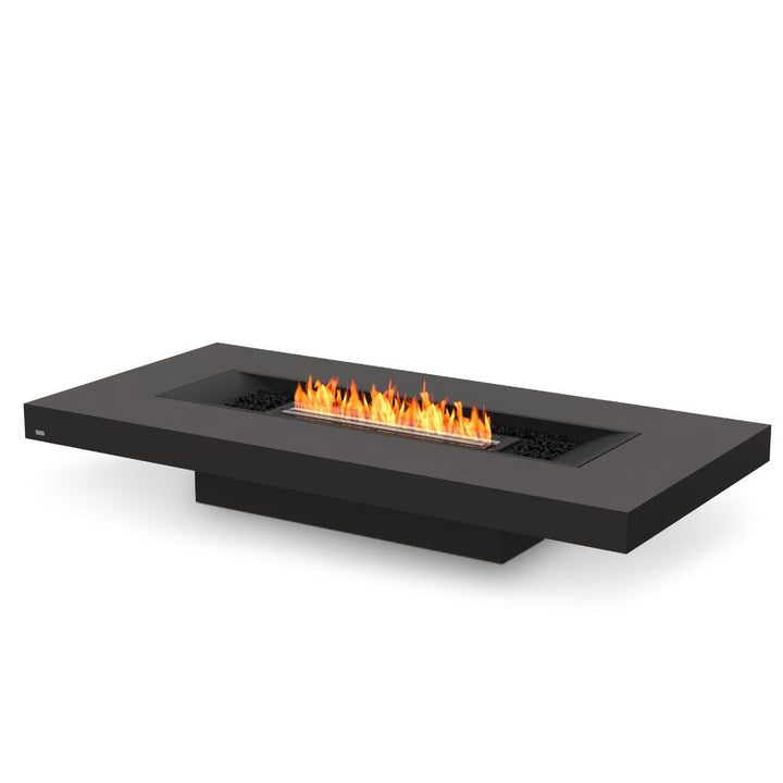 Gin 90 Low Ethanol Fire Pit Table Graphite Black Burner