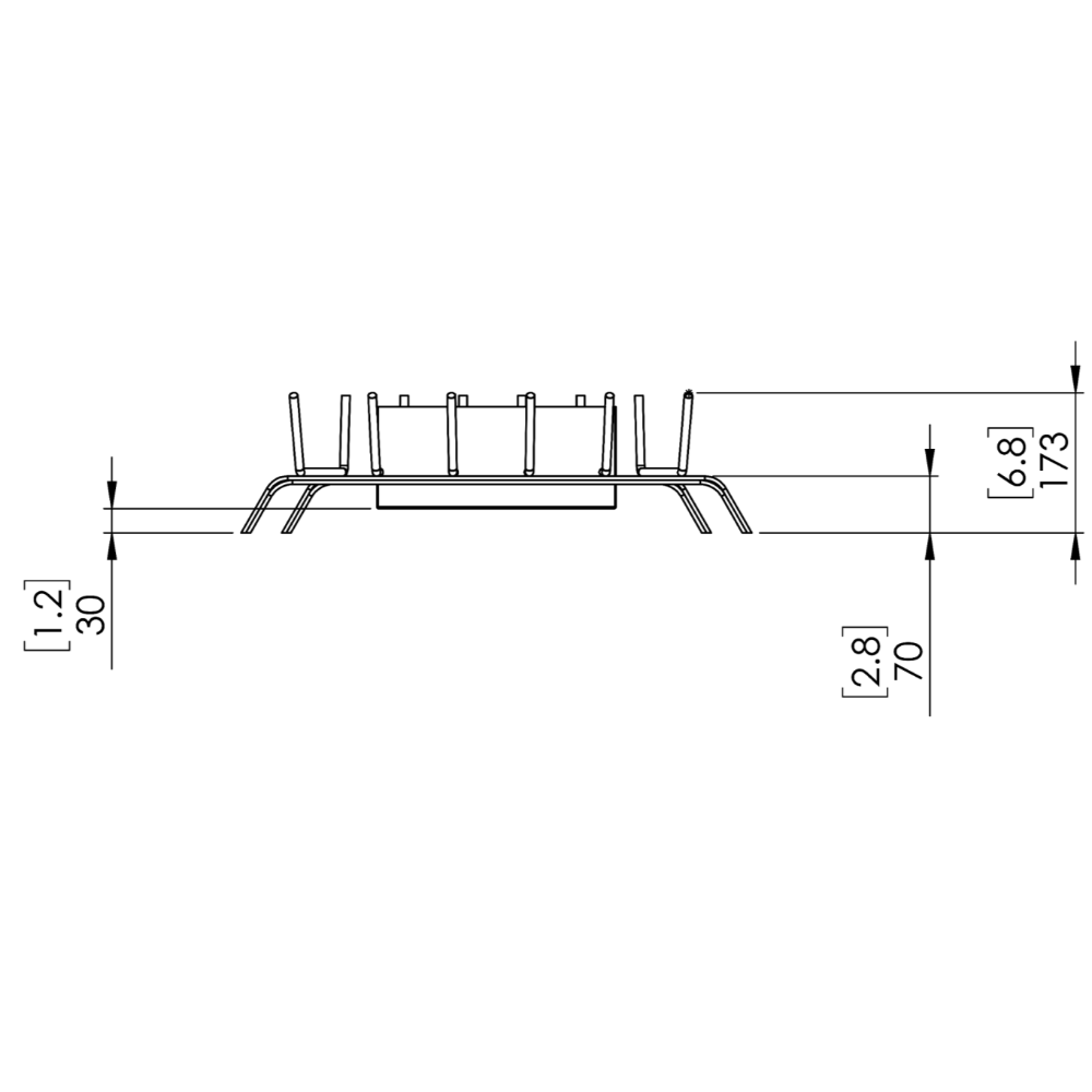 Heritage Grate 25 Ethanol Insert for Traditional Fireplaces