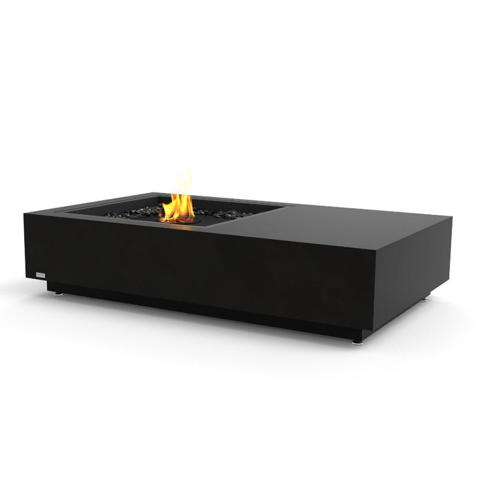 Manhattan 50 Ethanol Fire Pit Table Graphite Black Burner