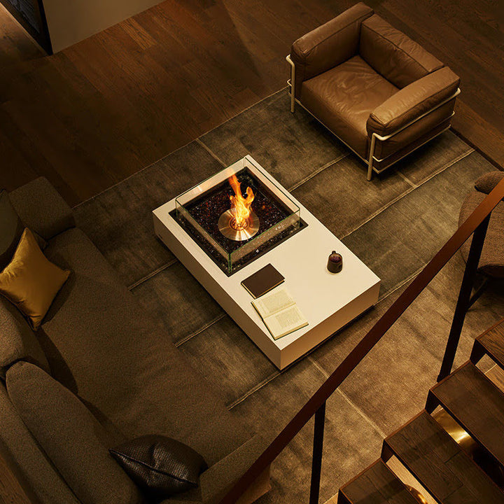 Manhattan 50 Ethanol Fire Table top view