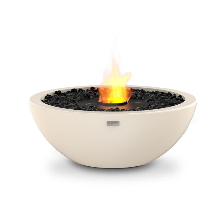 Mix 600 Ethanol Fire Pit Bowl Bone Black Burner