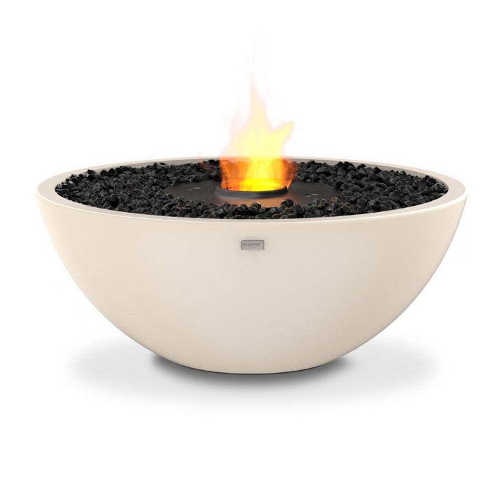 Mix 850 Ethanol Fire Pit Bowl Bone Black Burner