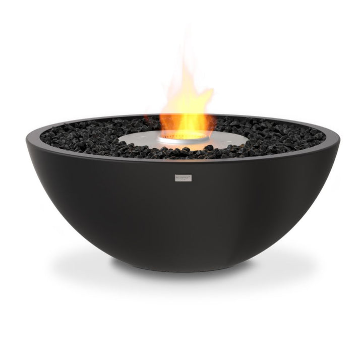 Mix 850 Ethanol Fire Pit Bowl Graphite Stainless Steel Burner