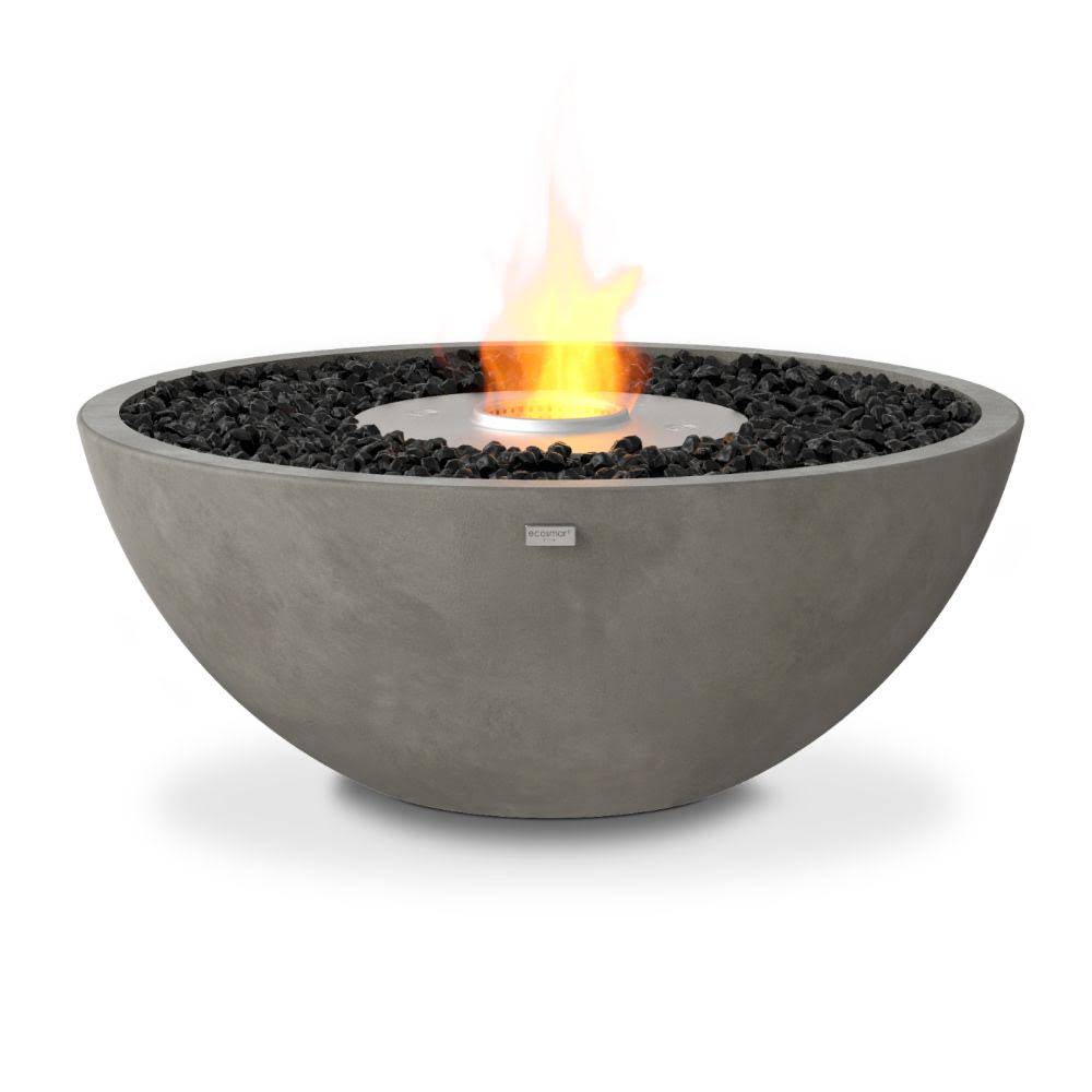 Mix 850 Ethanol Fire Pit Bowl Natural Stainless Steel Burner