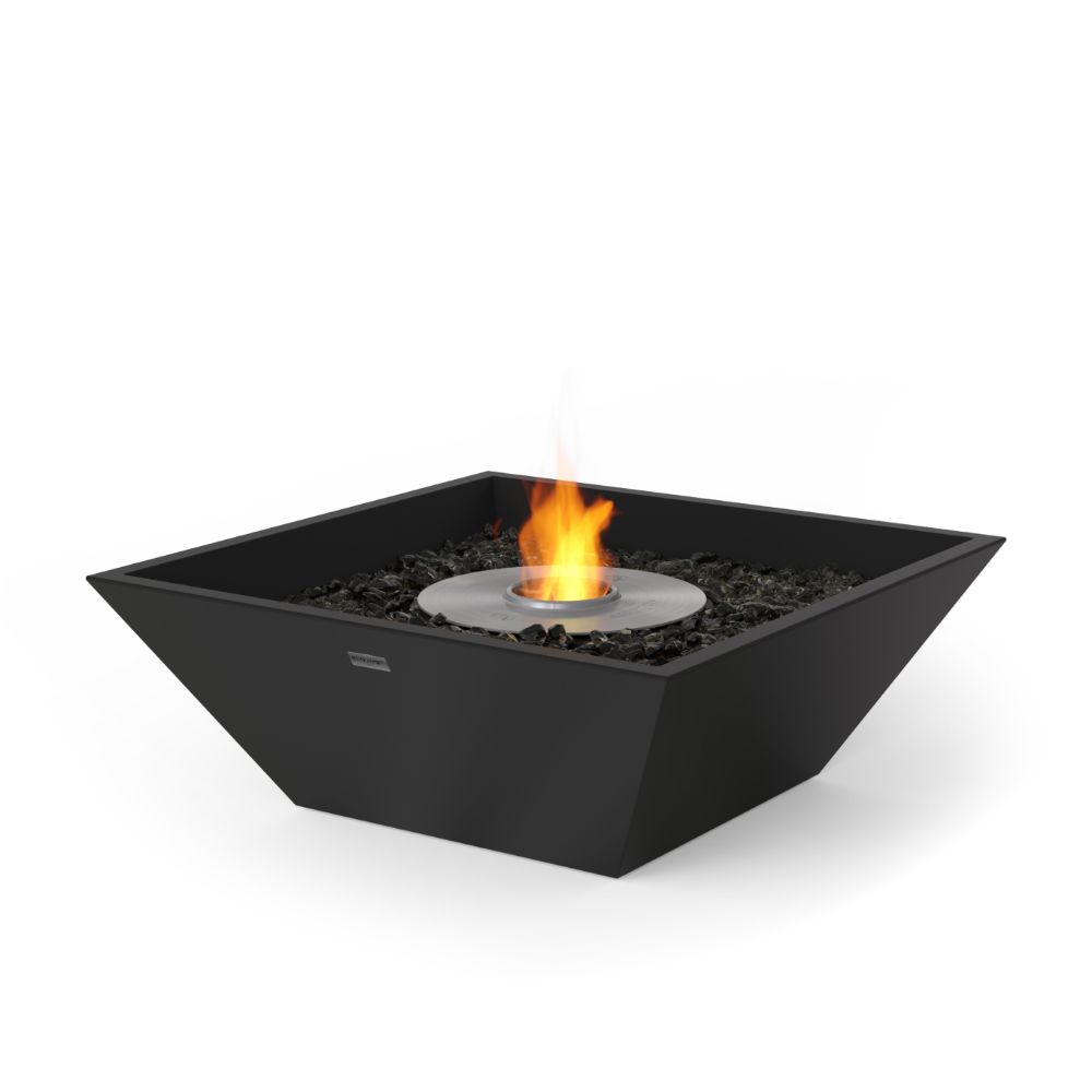 Nova 600 Ethanol Fire Pit Graphite Stainless Steel Burner