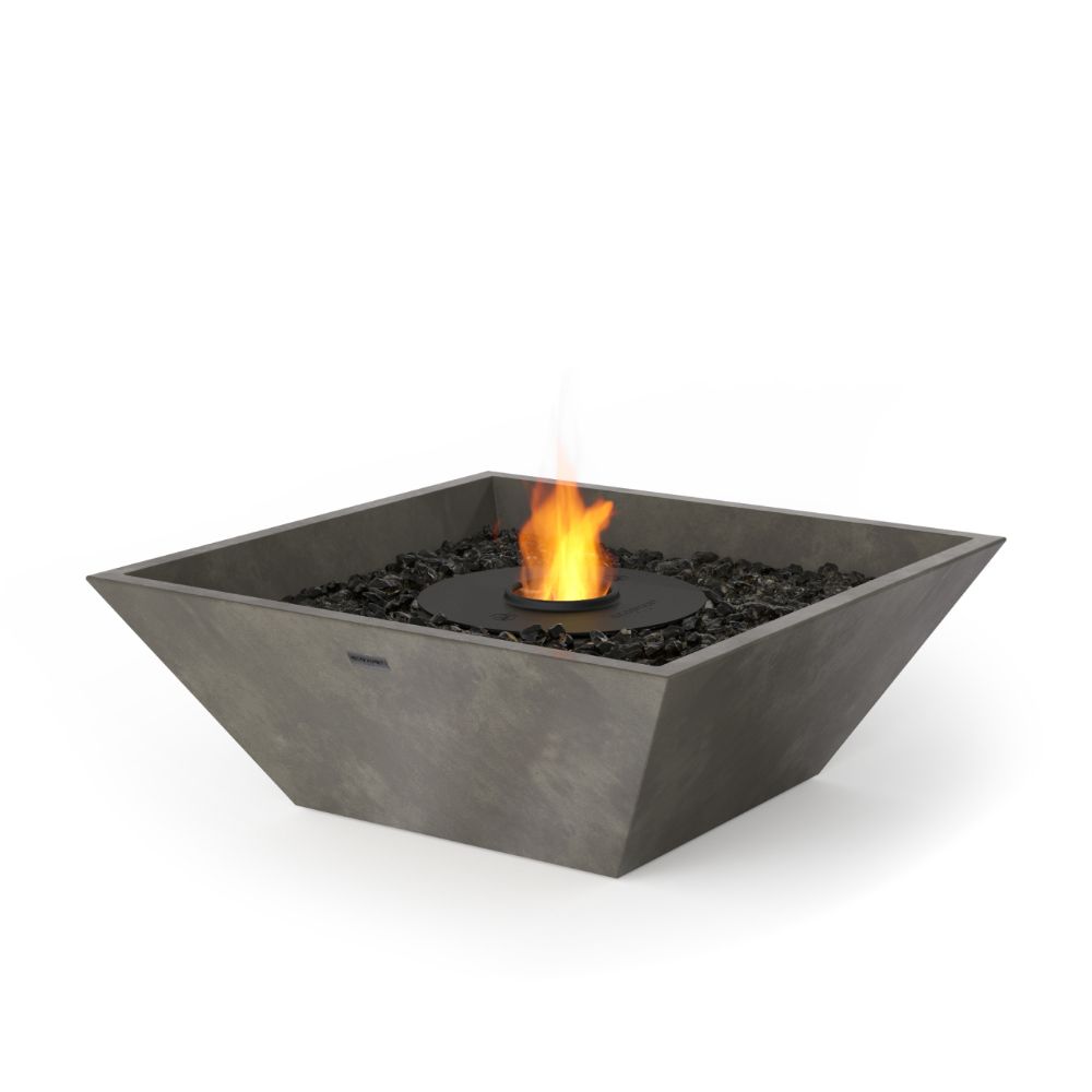 Nova 600 Ethanol Fire Pit Natural Black Burner