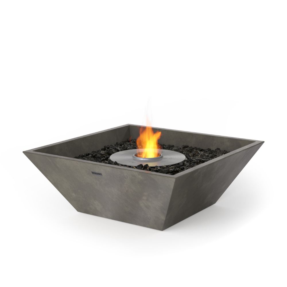 Nova 600 Ethanol Fire Pit Natural Stainless Steel Burner