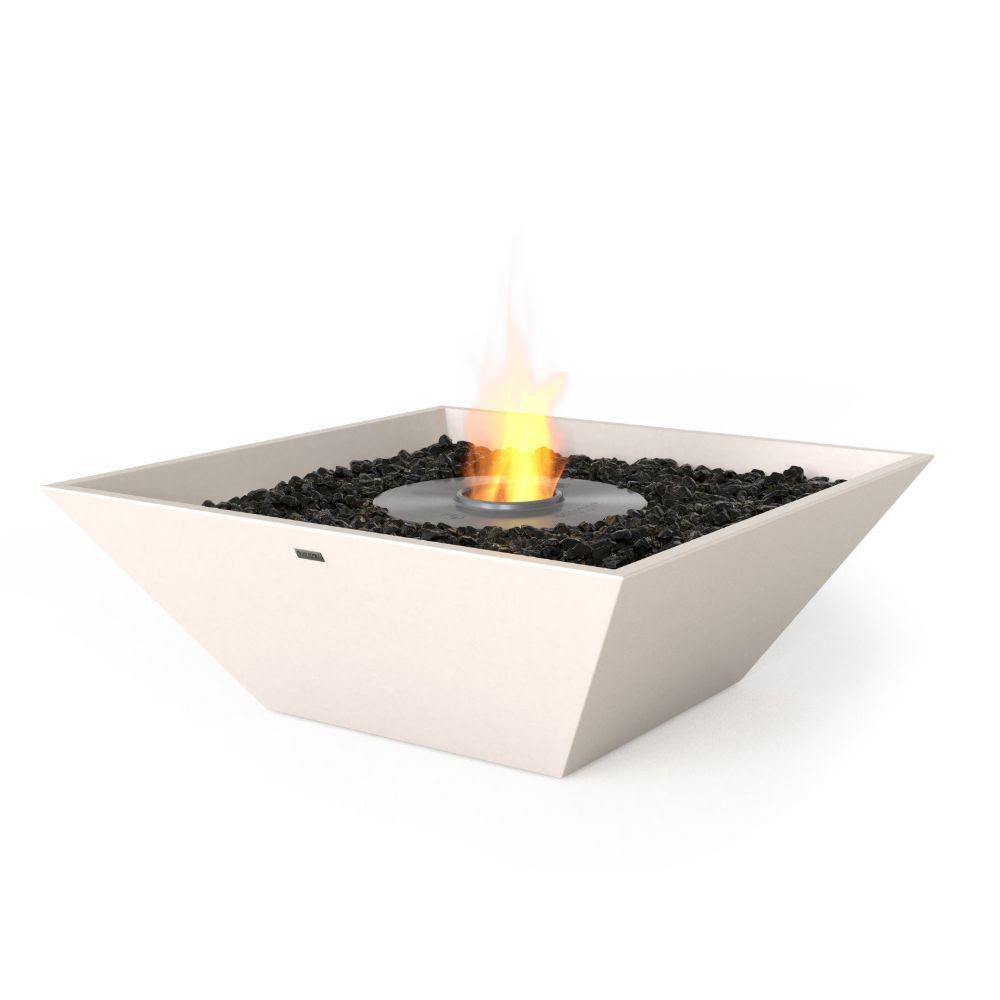 Nova 850 Ethanol Fire Pit Bone Stainless Steel Burner