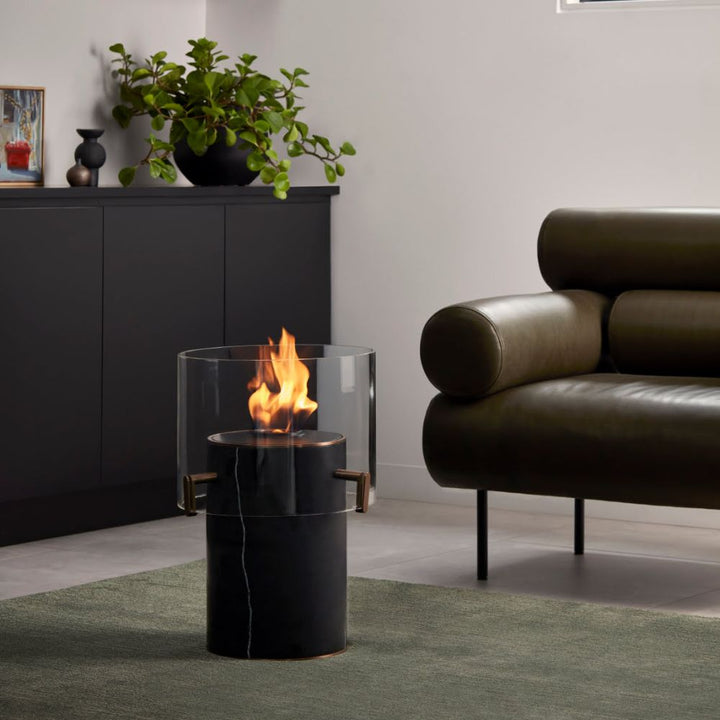 Pillar 3T Tall Ethanol Fireplace Office