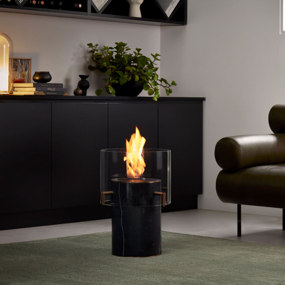 Pillar 3T Tall Ethanol Fireplace Plant