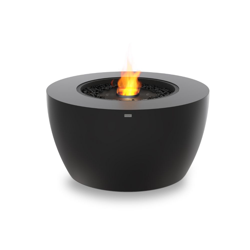 Pod 40 Ethanol Fire Pit Table Graphite Black Burner