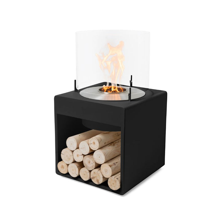 Pop 8L Low Ethanol Fireplace Black Stainless Steel Burner