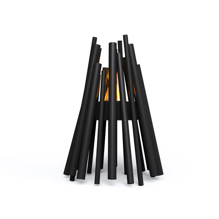 Stix Ethanol Fire Pit Black Black Burner