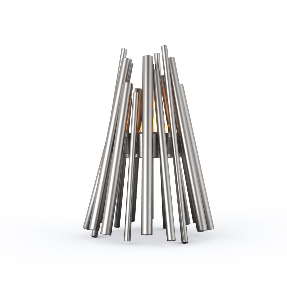 Stix Ethanol Fire Pit Stainless Steel Black Burner